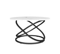 Vicco Table Basse Calgary, Blanc, 79.5x46cm avec Une Grande Surface de Travail, pour Une Utilisation en Tant Que Tablette ou Plan de Travail dans l'espace de Vie