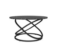 Vicco Table Basse Calgary, Noir, 79.5x46cm avec Une Grande Surface de Travail, pour Une Utilisation en Tant Que Tablette ou Plan de Travail dans l'espace de Vie