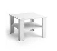 Vicco Table Basse Homer, Blanc, 60x60cm