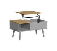 Vicco Table Basse Stora, Gris, 76x45cm