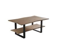 Vicco Table Basse Yan, Artisan, 100x60cm | avec stockage, avec espace de rangement pour magazines et télécommandes