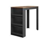 Vicco Table de Bar Repose, Chêne doré/Anthracite, 57x117cm | utilisable comme table haute pour la cuisine ou la salle à manger