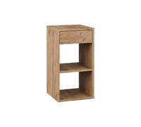 Vicco Table de Chevet Dany, Chêne doré, 35x65cm | avec 1 tiroir, convient pour le rangement de livres et de magazines