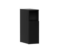 Vicco Table de Chevet Enton, Noir, 20x59.5cm | avec 1 porte, convient comme surface de rangement à côté du lit