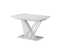 Table de salle à manger Fenaro, 120-160 x 80 cm 2 pièces, Blanc, Vicco 58023