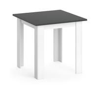 Vicco Table de Salle à Manger Karlos, Anthracite, 80x80cm