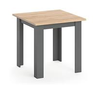 Vicco Table de Salle à Manger Karlos, Chêne doré, 80x80cm
