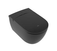 Villeroy & Boch - Toilette lavante suspendue ViClean I200 V0E200R7 sans collerette, noir