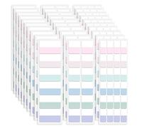 Vicloon 420PCS Onglets D'Index, Marque Page Adhesives, Feuilles Notes Autocollantes. Convient pour le marquage des livres, les marques de lecture, les notes et ainsi de suite.（Rectangle Translucide）