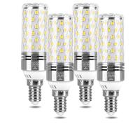 Vicloon Ampoule LED E14, Blanc Froid 6000K, 1300lm, Équivalent 100W, 4Pcs | Petite Culot à Vis, Non-dimmable, Ampoule Maïs LED pour Réfrigérateur, Lampe de Sel, Hotte, Machine à Coudre, AC175-265V