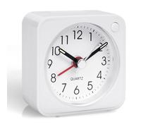 Vicloon Mini Réveils,Réveil Matin à Piles Réveil Enfant with Snooze and Light Reveil Matin à Piles Silencieux sans Tic-tac Doux pour Maison,Chambre à Coucher,Bureau