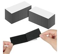 Vicloon Scratch Autocollant Double Face, 3*10cm 20PCS Bandes Scratch Coudre | Ruban Autocollant Auto-Adhésif Fermeture pour Tissu la Décoration de la Maison Du Bureau de la Cuisine et de la Voiture