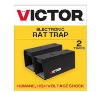 Victor M241BSR-2 Indoor Electronic Mouse Trap, Humane Electric Rat and Mouse Traps Indoor for Home, No Touch, No See Rat Traps, Pack of 2