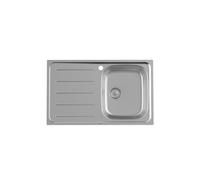 Victoria 90ei évier inox 1 cuve 1 égouttoir à gauche 900x490x155 mm - ROCA A874901A01