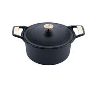 Victoria Cocotte Signature avec couvercle en fonte 5.5 L Noir