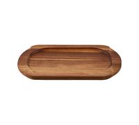 Victoria Dessous-de-plat ovale Victoria pour plaque de cuisson en bois d’acacia 34.3x16.4 cm