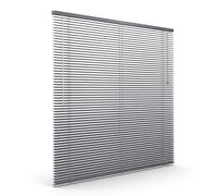 Victoria M. Store vénitien en Aluminium 25 mm pour fenêtres et Portes, sans pré-perçage, Clips de Serrage Inclus, 150 x 175 cm, Gris Ardoise