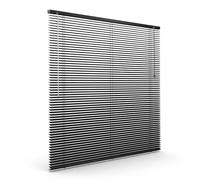 Victoria M. Store vénitien en Aluminium 25 mm pour fenêtres et Portes, sans pré-perçage, Clips de Serrage Inclus, 65 x 220 cm, Noir