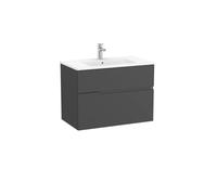 Victoria-n unik (meuble+lavabo) 2 tiroirs 800 mm onyx - ROCA A852097531
