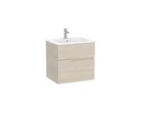 Victoria-n unik (meuble+lavabo) 2 tiroirs droite 600 mm frêne clair - ROCA A852095541