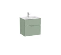 Victoria-n unik (meuble+lavabo) 2 tiroirs droite 600 mm vert sauge - ROCA A852095564