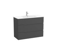 Victoria-n unik (meuble+lavabo) 3 tiroirs 1000 mm onyx - ROCA A852103531