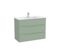 Victoria-n unik (meuble+lavabo) 3 tiroirs 1000 mm vert sauge - ROCA A852103564