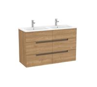 Victoria-n unik (meuble+lavabo) 6 tiroirs 1200 mm noyer - ROCA A852104517