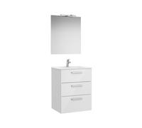 Victoria pack 3 tiroirs 600mm blanc brillant - ROCA A851607806