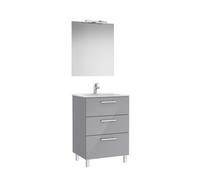 Victoria pack 3 tiroirs 600mm gris galet brillant - ROCA A851607516