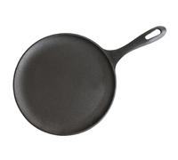 VICTORIA Poêle à Griller Comal en Fonte Naturelle à Induction 26,6 cm pour Pizza, Omelettes, Feu, Barbecue, Four, Cast Iron Skillet Pré-assaisonnée pour Créer Antiadhésif sans Toxicité et sans PTFE