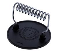 Victoria Presse à Hamburger Smash Burger Press, Presse Steak Viande Hachée en Fonte Naturelle 16,5cm Ronde pour Grillades, Poignée Résistante à la Chaleur, sans PTFE, Accessoires pour Barbecue