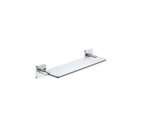 Victoria square tablette en verre à coller ou à visser 350 mm chromé - ROCA A817888C00