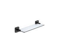 Victoria square tablette en verre à coller ou à visser 350 mm noir mat - ROCA A817888NB0