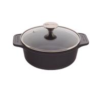 Victoria Victoria cocotte en fonte couvercle en verre pre-seasoned 1.9 L