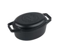 Victoria Victoria cocotte et moule à pain en fonte pré-assaisonnée 2 pièces