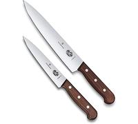 Victorinox 5.1050.2G Set de 2 Service à découper, Acier Inoxydable, Brun, 30 x 5 x 5 cm