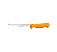 Victorinox 5.8401.16 Couteau à désosser avec Lame Droite, Acier Inoxydable, Jaune, 30 x 5 x 5 cm