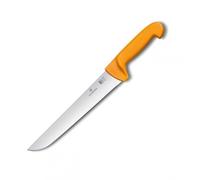 Victorinox 5.8431.21 Couteau de boucher, Acier Inoxydable, Jaune, 30 x 5 x 5 cm