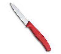 Victorinox 6.7601 Couteau d’Office Lame Pointue, Acier Inoxydable, Rouge, 30 x 5 x 5 cm