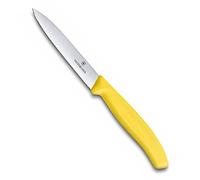 Victorinox 6.7706.L118 Couteau d’office lame pointue, Acier Inoxydable, Jaune, 30 x 5 x 5 cm