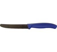 Couteau à tomates SWISS CLASSIC 11 cm, bleu, plastique, Victorinox