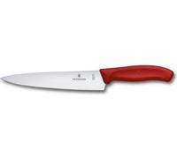 Victorinox 6.8001.19B - Couteau de table - Construction monobloc - Acier inoxydable - Rouge - Élastomère thermoplastique (TPE) (V-6.80 01.19B)