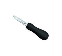 Victorinox 7.6394 Couteau Huîtres, Lame Lancette Courbe Inox, Manche Nylon Noir Antidérapant.