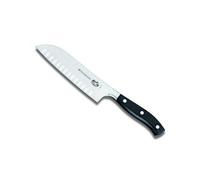 Victorinox 7.7323.17g Couteau Santoku Forgé « Grand Maître », Lame Alvéolée 17 Cm, Manche En Polyoxyméthylène (Pom)
