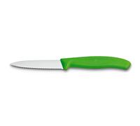 Victorinox Couteau à légumes/à viande à dents Swiss Classic 8 cm Vert