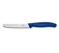 Victorinox - Couteau A Tomates Et De Table Swiss Classic - Bleu - 6.7832