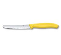 Victorinox - Couteau A Tomates Et De Table Swiss Classic - Jaune - 6.7836.L118