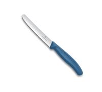 Couteau à tomates SWISS CLASSIC 11 cm, bleu, plastique, Victorinox
