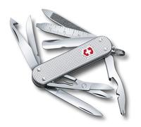 Victorinox Couteau Suisse Mini Champ Alox, Petit, 15 Fonctions, Swiss Made, Outil Multifonction avec Coupe-Papier, Décapsuleur, Dénudeur de Fils Électriques, Argent